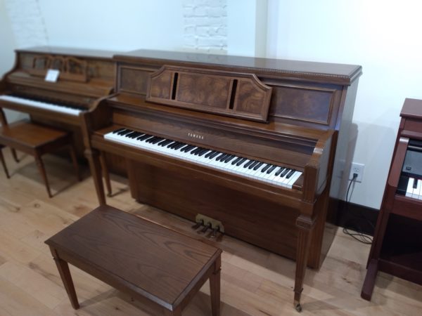 Yamaha P600T Upright Piano Right Side View