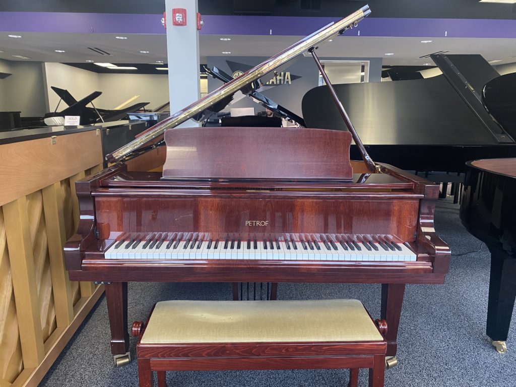 Petrof Model III Polish Mahogany front view