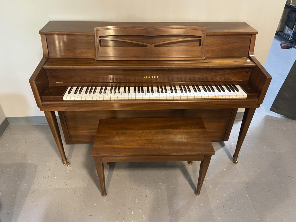 Yamaha M3A Walnut Piano Front View