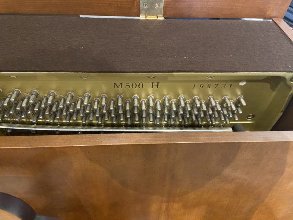 Yamaha M500H Piano Serial Number View