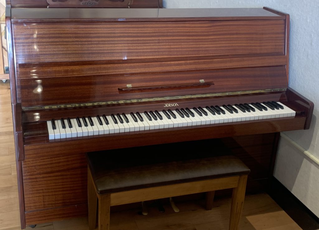 Addison Console Piano Front View
