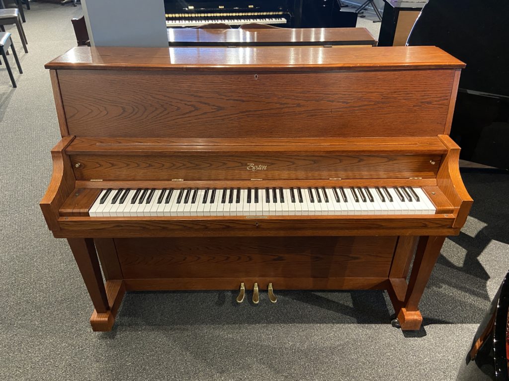 Boston UP-118S used upright piano front view