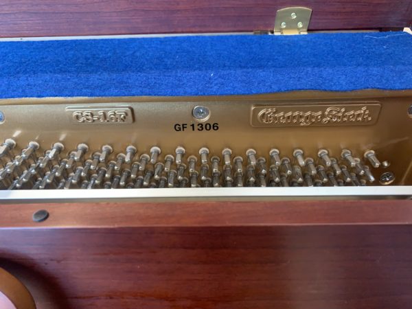 George Steck CS-16F Piano Serial Number View