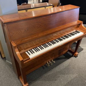 USED Boston UP-118S upright piano left side view