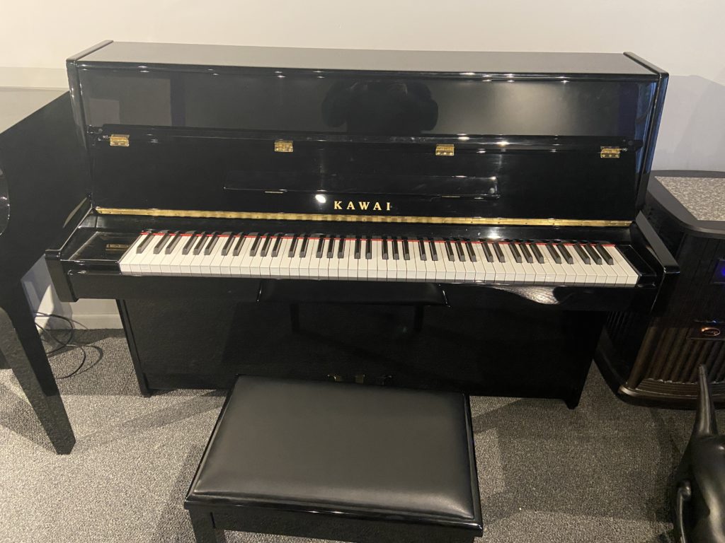 USED Kawai K-15E upright piano front view