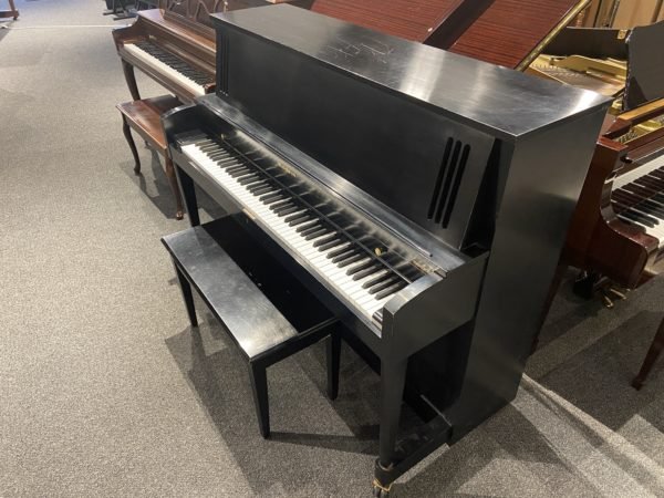 Baldwin 243HP used upright piano right side view
