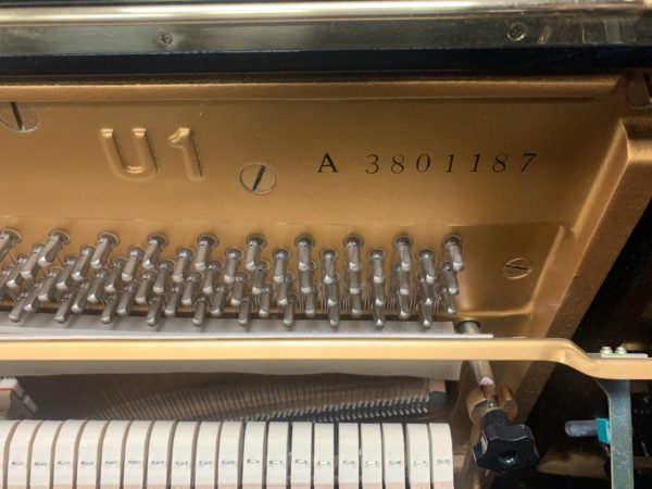 Yamaha U1 PE Piano Serial Number View