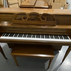 Used Kawai 502-M upright piano front view