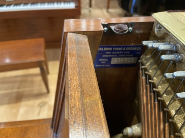 Baldwin 5026CHY Piano Serial Number View