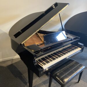 Howard C140A USED baby grand piano - left side view