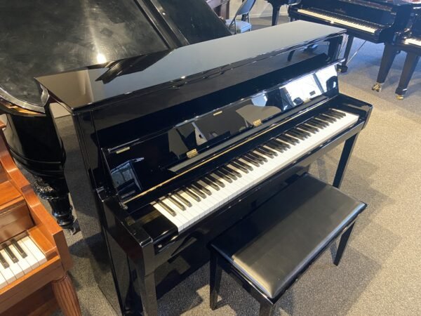 Kawai K200EP upright piano USED left side view