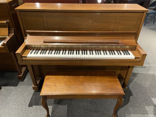 USED Steinway 1098 upright piano front view