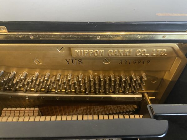 USED Yamaha YUS upright piano - model and serial