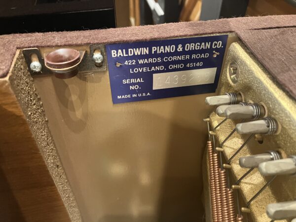 Baldwin Classic 631 Serial Number