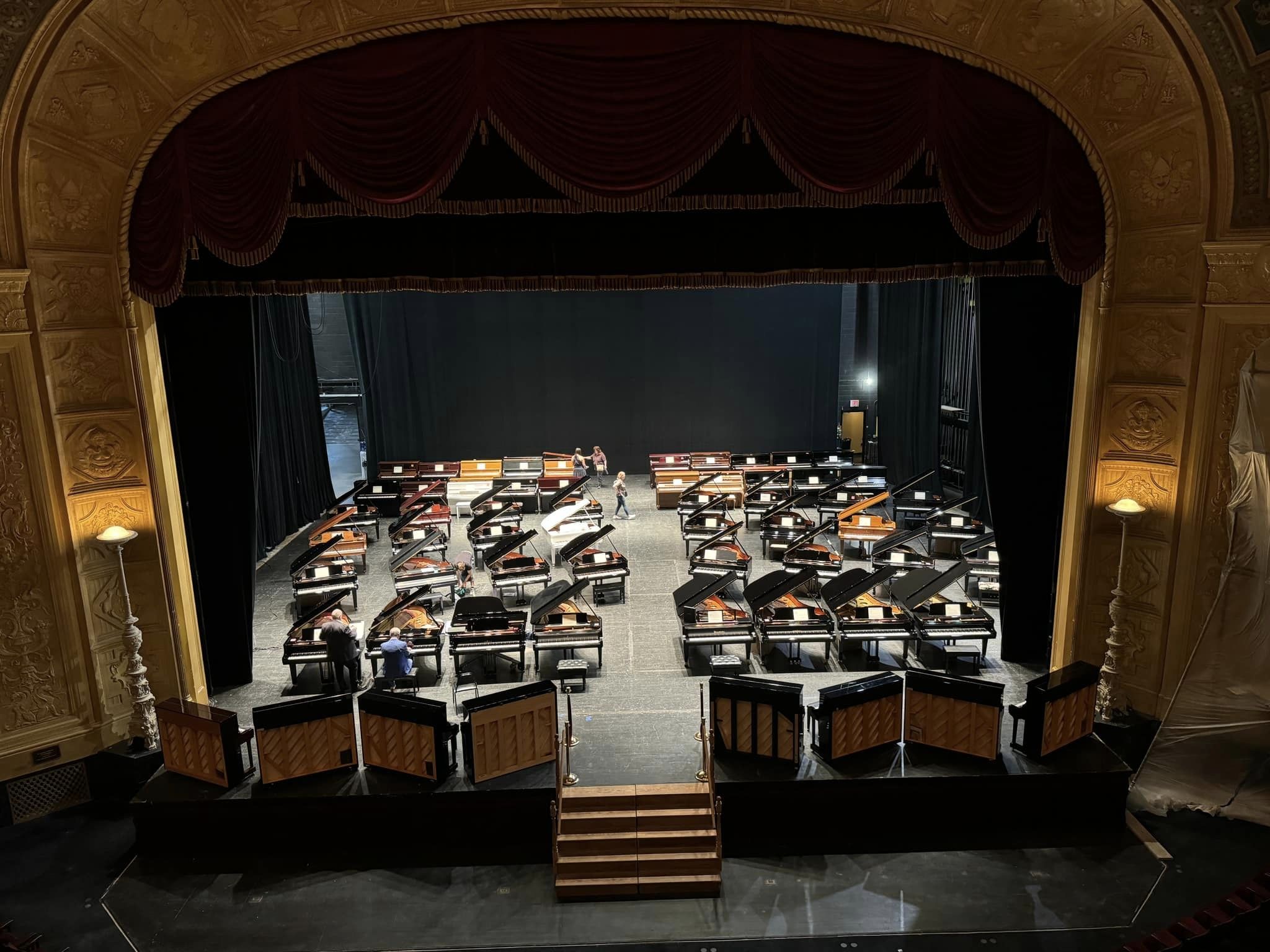 The Stage at the Detroit Opera Piano Sale
