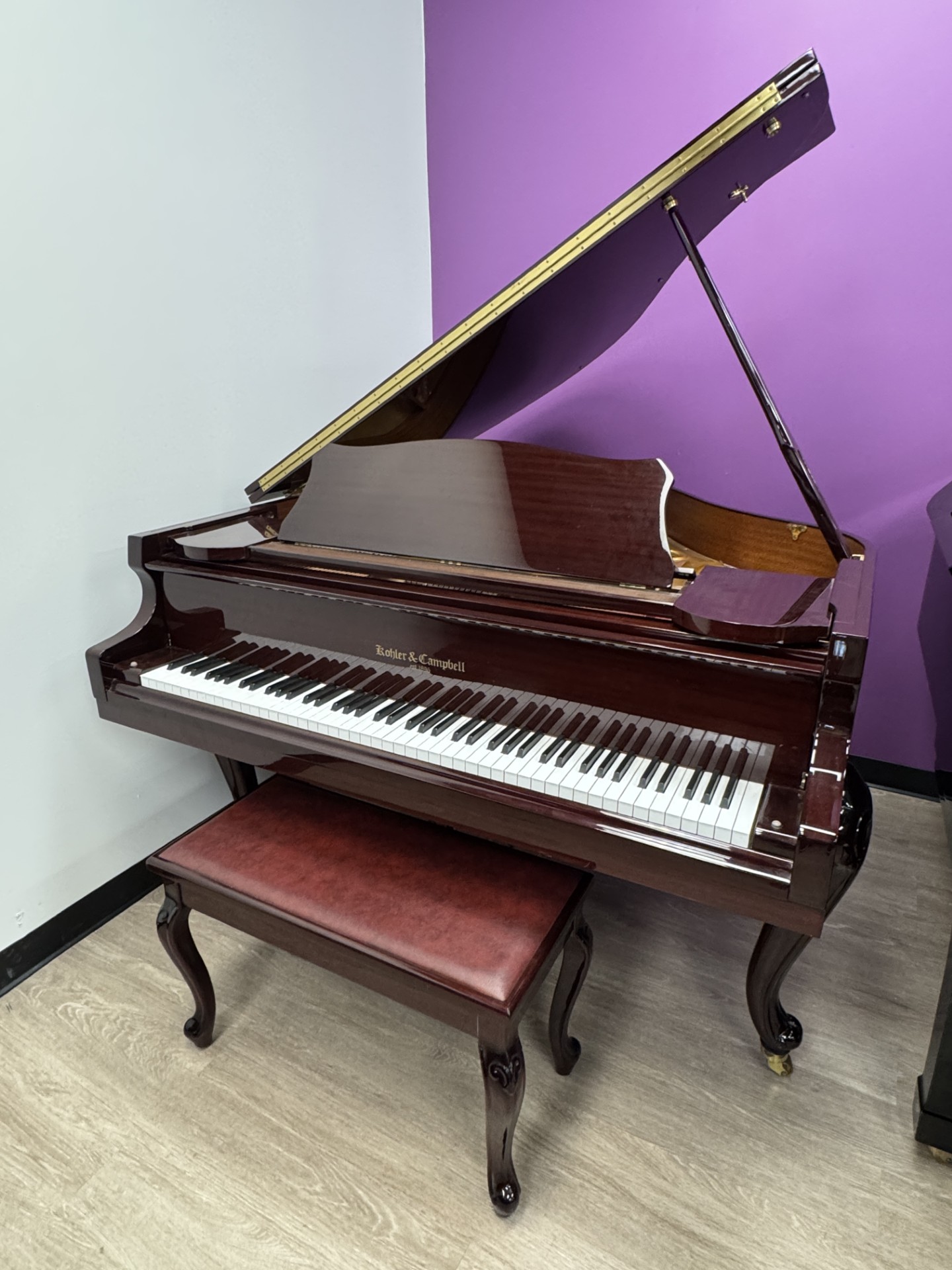 Solich-Piano-Cleveland-Kohler-and-Campbell-KCG-500KBF-Side-View