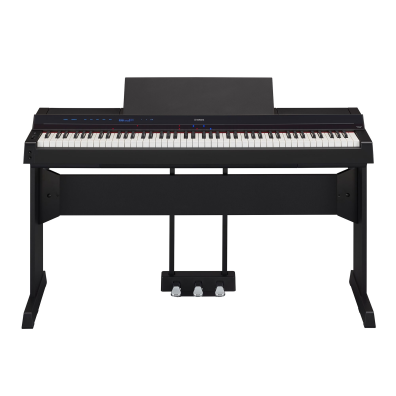 Yamaha P-S500 Black Digital Piano Top View with Stand Yamaha P-S500 Black Digital Piano Top View
